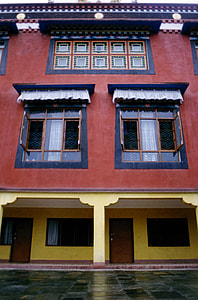 House windows in Kathmandu, Nepal thumbnail
