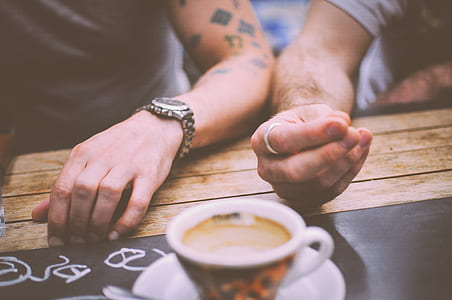 restaurant, hands, people, coffee thumbnail