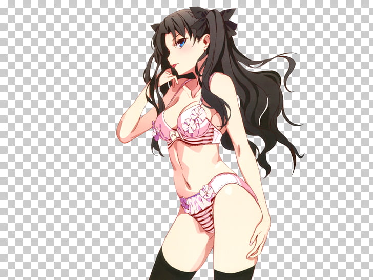 Black Hair Arm Hime Cut Long Hair Underwear Png Clipart Free