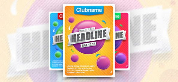 Free Flyer Template psd file