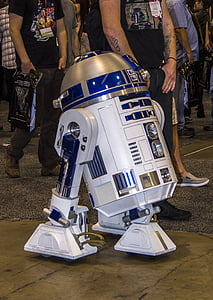 Star Wars R2-D2 standing near people thumbnail