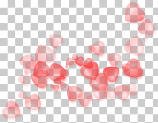 Watercolor painting Graphics, Transparent Hearts Decor , red heart background PNG clipart