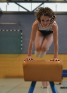 selective focus photo of woman doing gymnast thumbnail