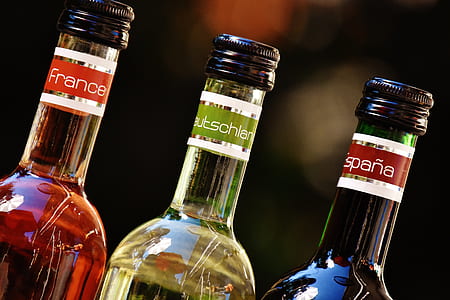 three glass bottles thumbnail