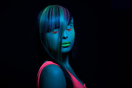 woman with neonprene color paint thumbnail