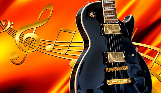 black Les Paul thumbnail