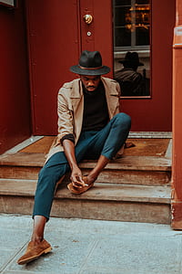 man lying on stair holding cigarette thumbnail