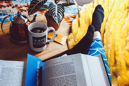 person reading book thumbnail