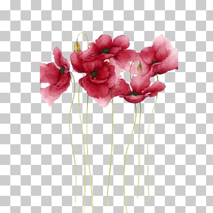 Watercolor painting Flower Drawing Art, Watercolor flowers, pink petaled flower PNG clipart