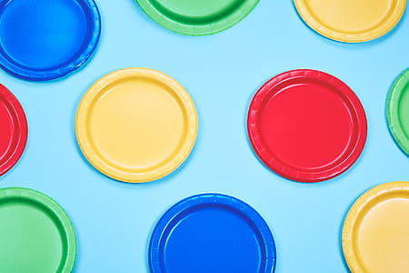 Colorful Party Plates Photo thumbnail