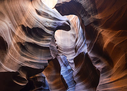 Antelope Grand Canyon, Arizona under white sky at daytime thumbnail