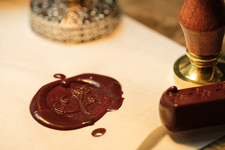 chocolate leaf art on white surface thumbnail