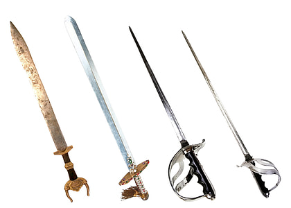 four assorted swords thumbnail