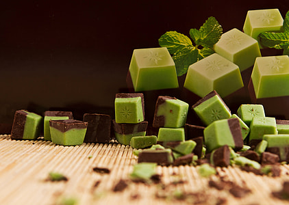 green and black chocolate bars thumbnail