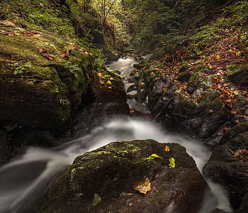 timelapse photography of waterfall at daytime thumbnail