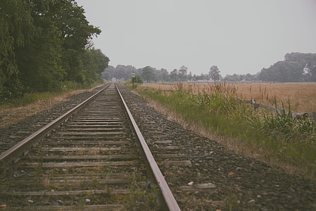 Old railway in countryside thumbnail