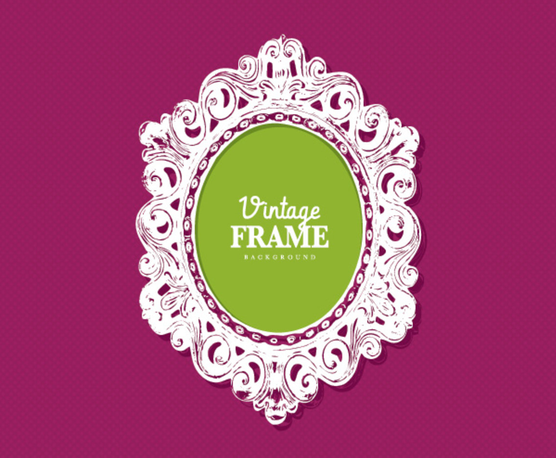 Vintage Frame eps file
