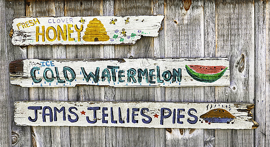 three white wooden planks thumbnail