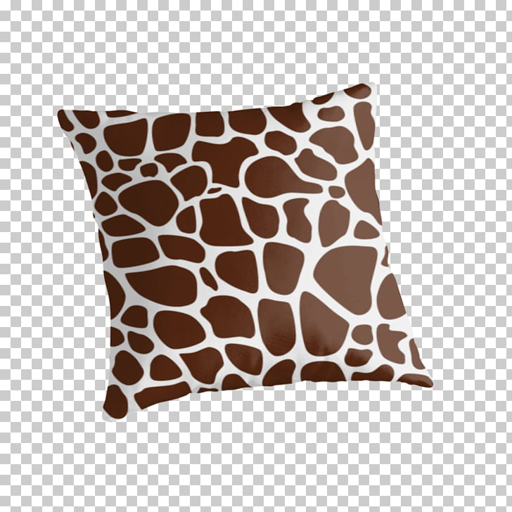 Giraffe Throw Pillows Cushion Giraffe Pattern Png Clipart Free