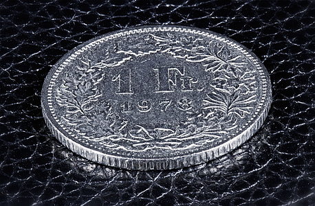 1978 silver-colored 1 Fr. coin thumbnail
