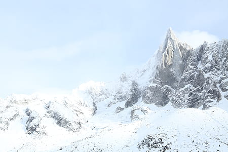 mountain covered with snwo thumbnail