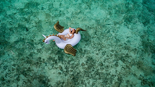 woman on unicorn float thumbnail