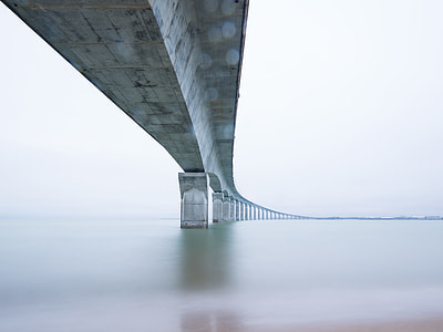 low angle photography of bridge thumbnail