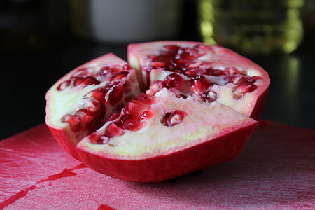 food, red, fruit, pomegranate thumbnail