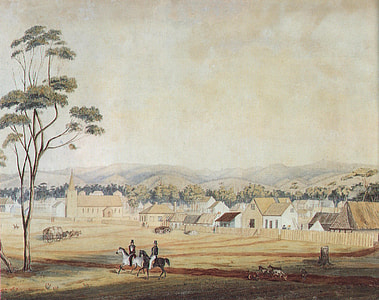 Adelaide Northern Terrace in 1839, Southern Australia thumbnail