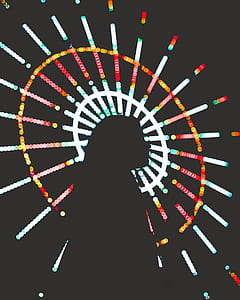 light, person, silhouette, outdoors thumbnail