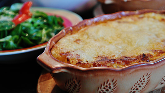 baked food in brown ceramic dish thumbnail