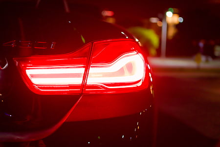 turned on car headlight thumbnail