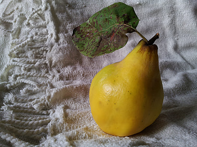 yellow fruit on white textile thumbnail
