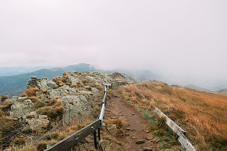 top view of mountain covered by clouds during daytime thumbnail