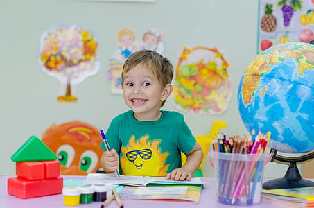 toddler's green crew-neck shirt thumbnail