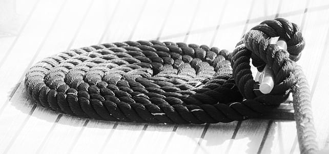 grayscale photo of rope thumbnail