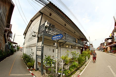 road, streets, landscape, houses thumbnail