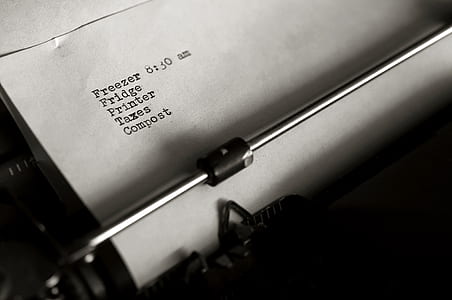 paper on typewriter thumbnail