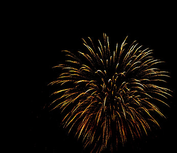 fireworks lit under dark sky thumbnail
