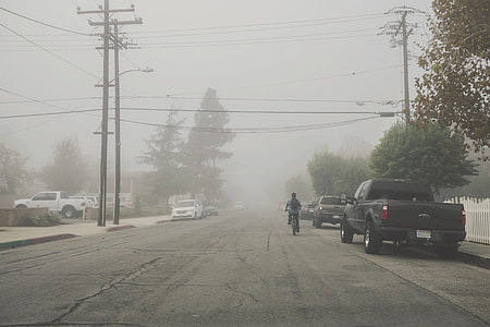 person riding bicycle on fog thumbnail