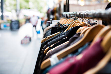 shallow focus photo of clothes thumbnail