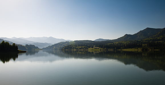 landscape, mountains, nature, sky thumbnail