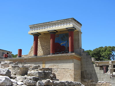 ancient ruins under blue sky thumbnail