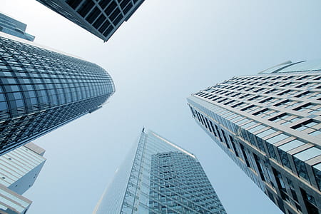 worm's eye view of high-rise buildings thumbnail