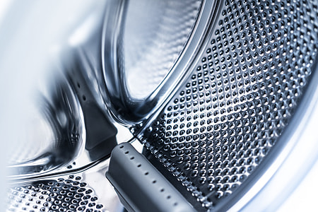 Inside Laundromat Washing Machine Drum Interior View #2 thumbnail