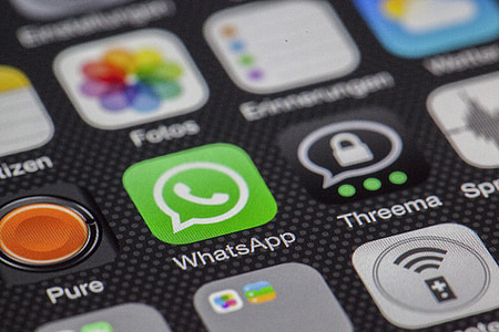 flat lay photography of smartphone App icons thumbnail