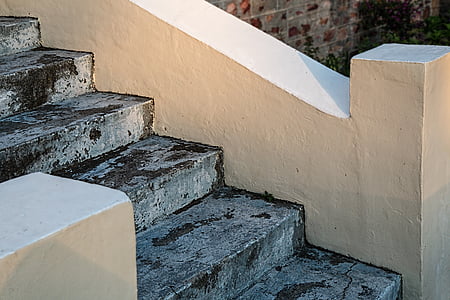 white and gray concrete stairs thumbnail