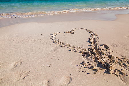 Heart In The Sand Photo thumbnail