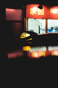 selective focus photography of Taxi decor thumbnail
