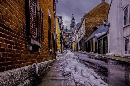 snow on concrete road thumbnail